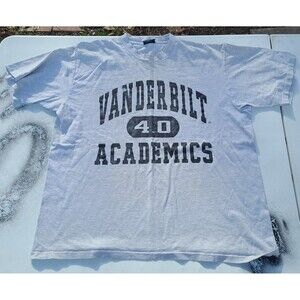 Vintage Vanderbilt University Academics Single Stitch t-shirt 90s Shirt